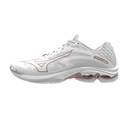 Zapatillas Para Voleibol Mizuno WAVE Lightning Z7 Mujer Blancos / Rosas - Chile M790UGWCYP